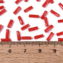 Baking Paint Glass Twist Bugle Beads&nbsp;SEED-C004-02Q