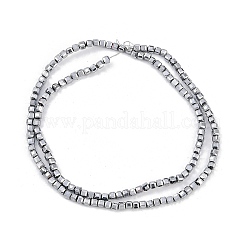 Electroplated Synthetic Non-magnetic Hematite Beads Strands&nbsp;G-H072-C01-01