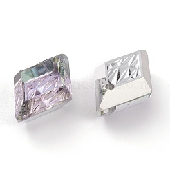 Embossed Glass Rhinestone Pendants&nbsp;GLAA-J101-04B-001VL