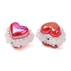 Rwsin & ABS Imitation Pearl & Polymer Clay Beads&nbsp;RE-CBA1913-01F