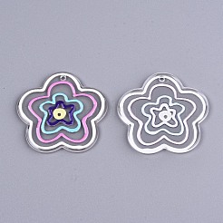 Transparent Acrylic Pendants&nbsp;KY-T022-50