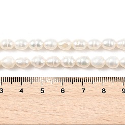 Natural Cultured Freshwater Pearl Beads Strands&nbsp;PEAR-I007-01B-06B