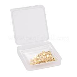60Pcs 4 Style Brass Spacer Beads Set&nbsp;KK-LS0001-09G