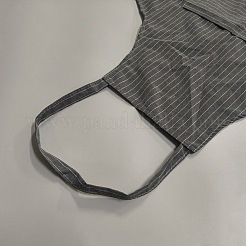 Stripe Cotton Sleeveless Apron&nbsp;AJEW-WH20075-004