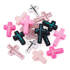 16Pcs 8 Styles Silicone Focal Beads&nbsp;SIL-TA0002-86