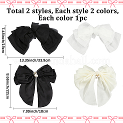 4Pcs 4 Styles Cloth Bowknot Alligator Hair Clips&nbsp;PHAR-SP0001-17A