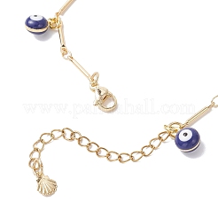 Brass Enamel Charms Bracelets&nbsp;BJEW-JB12308