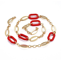 Handmade Brass Oval Link Chains&nbsp;CHC-H102-16G-G