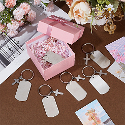 30Pcs Alloy Blank Keychain&nbsp;KEYC-OC00005