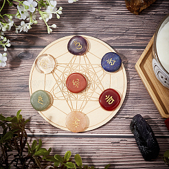 Natural Quartz Crystal & Green Aventurine & Yellow Aventurine & Lapis Lazuli & Amethyst & Red Jasper & Carnelian Beads&nbsp;G-SC0001-88