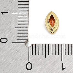 Brass Pave Cubic Zirconia Cabochons&nbsp;CU-CBA30E8-02G-09