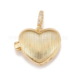 Brass Diffuser Locket Pendants&nbsp;KK-A161-35G