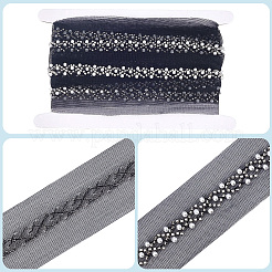4Yards Polyester Lace Ribbon&nbsp;SRIB-GF0001-73B-01