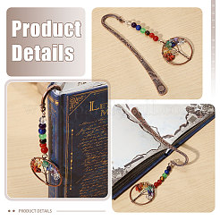 2Pcs Tibetan Style Alloy Hook Bookmarks&nbsp;AJEW-GL0003-51