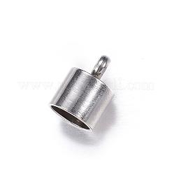 Tarnish Resistant 202 Stainless Steel Cord Ends&nbsp;STAS-P091-20