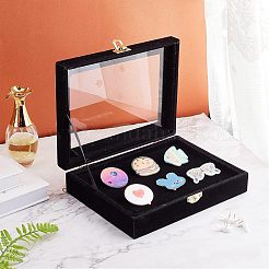 Wooden Presentation Boxes for Badge Storage and Display&nbsp;CON-WH0086-13