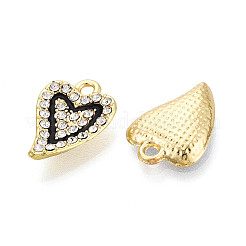 Alloy Rhinestone Pendants&nbsp;FIND-N012-03KCG