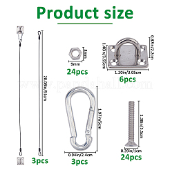 DIY Trash Can Lid Pull Rope Kits&nbsp;DIY-FH0010-88