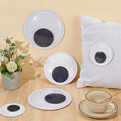 3Pairs 3 Styles Adhesive Back Plastic Doll Eyes&nbsp;DOLL-OC0001-05