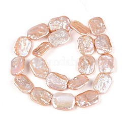 Natural Baroque Pearl Keshi Pearl Beads Strands&nbsp;PEAR-S020-D07-03