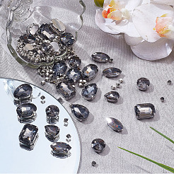 156Pcs 7 Styles Sew on Rhinestone&nbsp;DIY-SP0007-30A