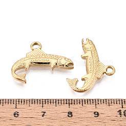 304 Stainless Steel Shark Pendants&nbsp;STAS-T069-12G