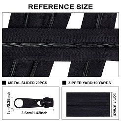 Nylon Invisible Widen Zipper Fastener&nbsp;FIND-BC0001-69A