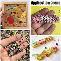 100G Back-to-School Season Polymer Clay Cabochons&nbsp;CLAY-SC0002-80