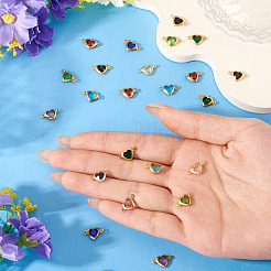 24Pcs 8 Colors Stainless Steel Connector Charms&nbsp;STAS-TA0003-29