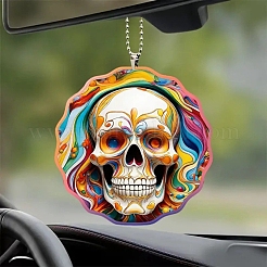 Skull Acrylic Hanging Ornaments&nbsp;PW-WGDCB05-01