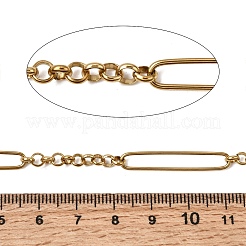 304 Stainless Steel Oval Link Chains&nbsp;CHS-K018-41G