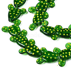 Handmade Bumpy Lampwork Beads Strands&nbsp;LAMP-T017-03