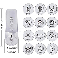 Iron Seal Stamps&nbsp;AJEW-BC0005-29
