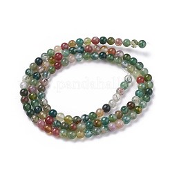 Natural Indian Agate Bead Strands&nbsp;X-G-A130-3mm-K12