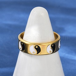 304 Stainless Steel Adjustable Cuff Rings&nbsp;RJEW-Q015-01G-C