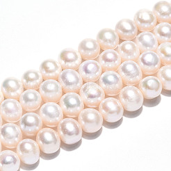 Natural Cultured Freshwater Pearl Beads Strands&nbsp;PEAR-N016-09D