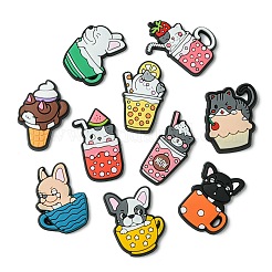 60Pcs 12 Styles Animal Style PVC Cabochons&nbsp;KY-CJ0002-07