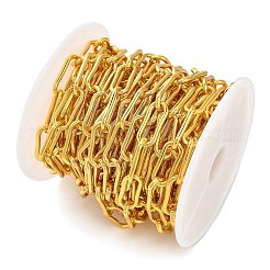 Stainless Steel Oval Paperclip Chains&nbsp;CHS-G040-01B-G