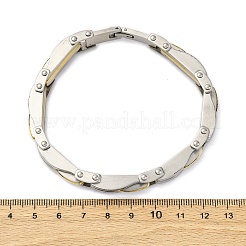 304 Stainless Steel Link Chain Bracelets for Women Men&nbsp;BJEW-R018-06GP