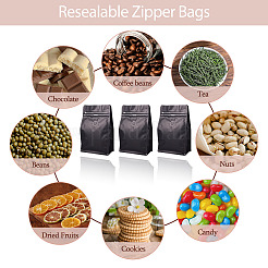 10Pcs BOPP and Aluminized PET and PE Resealable Coffee Zipper Bags with Valve&nbsp;ABAG-TA0001-93G