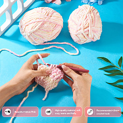 2 Skeins Polyester Yarn for Knitting & Crochet&nbsp;OCOR-TA0003-09A