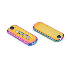 Rainbow Color Alloy Charms&nbsp;PALLOY-S180-249-NR