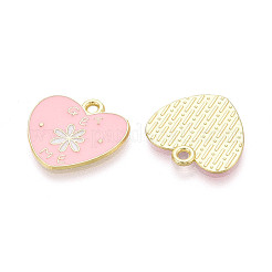 Valentine's Day Alloy Enamel Pendants&nbsp;ENAM-T023-22B