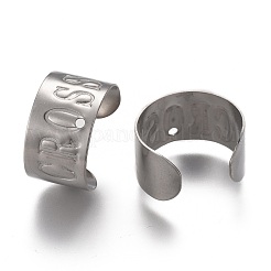 Tarnish Resistant 304 Stainless Steel Ear Cuff Findings&nbsp;STAS-P249-21P