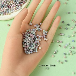 300Pcs Faceted Electroplated Glass Beads Strands&nbsp;GLAA-YW0003-38