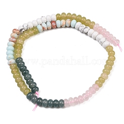Natural Quartz Crystal & Howlite & Dyed White Jade & Synthetic Shoushan Stone Beads Strands&nbsp;G-Z135-C11