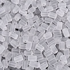 FGB Frosted Transparent Glass Seed Beads&nbsp;SEED-N013-05A-01