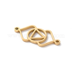 304 Stainless Steel Hollow Chakra Links&nbsp;STAS-S149-05F