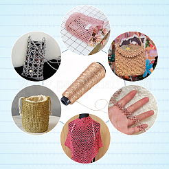 Polyester & Metallic Wrapped Core Cord&nbsp;OCOR-TAC0015-31B