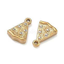 Hammered 304 Stainless Steel Pendants&nbsp;STAS-Z192-02GP